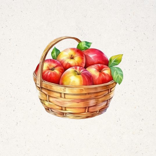 Mandje met appels