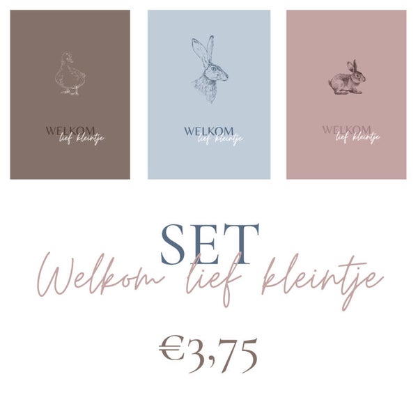Set - Welkom lief kleintje