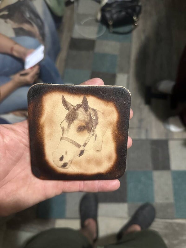 Leather Engraved Coaster