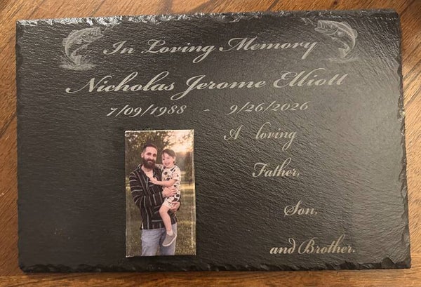 Custom Grave Side Memorial Stone