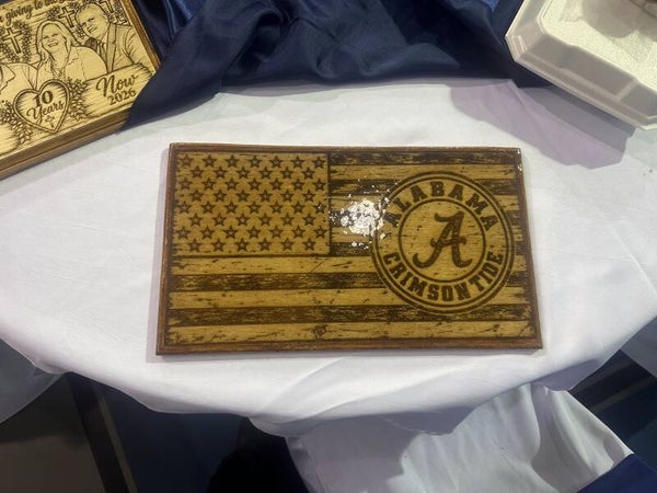 Alabama Crimson Tide Wooden Plaque