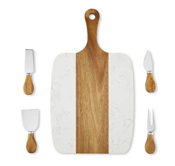Marble Serving Board Set