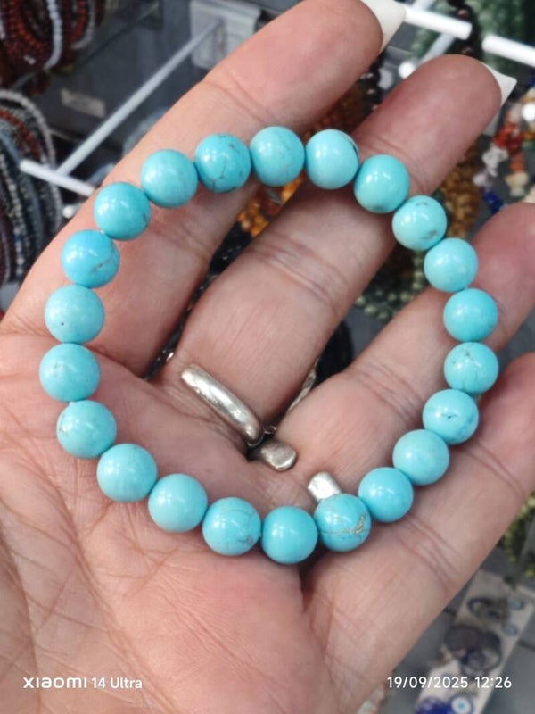 PULSERA DE TURQUESA 6MM