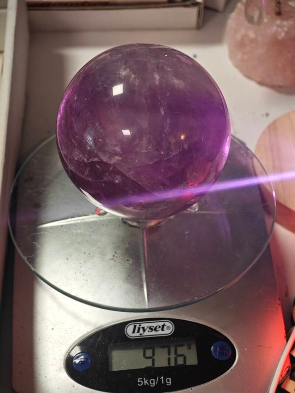 ESFERA DE AMATISTA DE CALIDAD