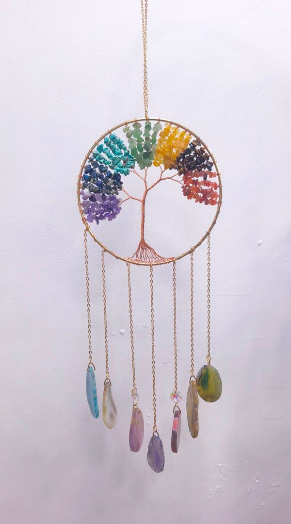 ARBOL DE LA VIDA CON AGATAS