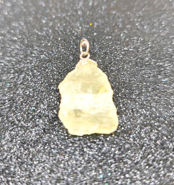 COLGANTE CRISTAL LIBICO ENGARCE PLATA