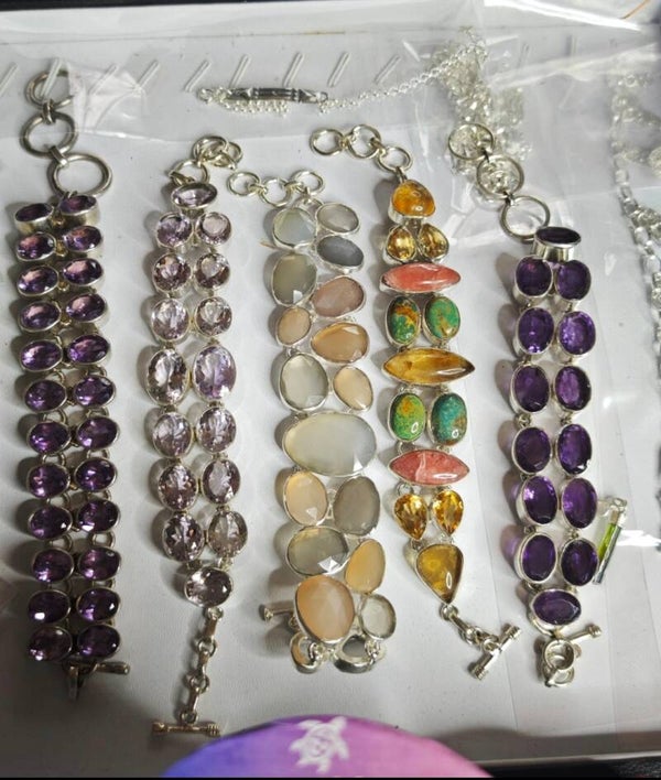 PULSERAS BRAZALETES DIFERENTES MINERAL