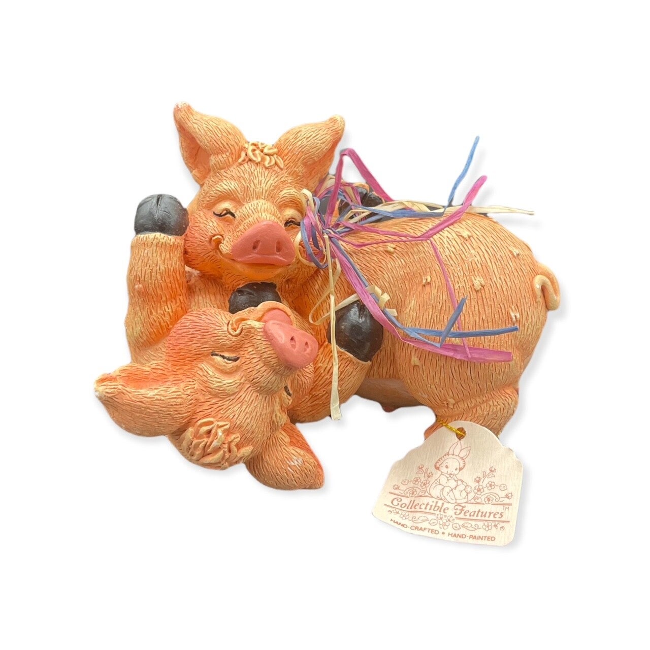 Beeld spelende varkens