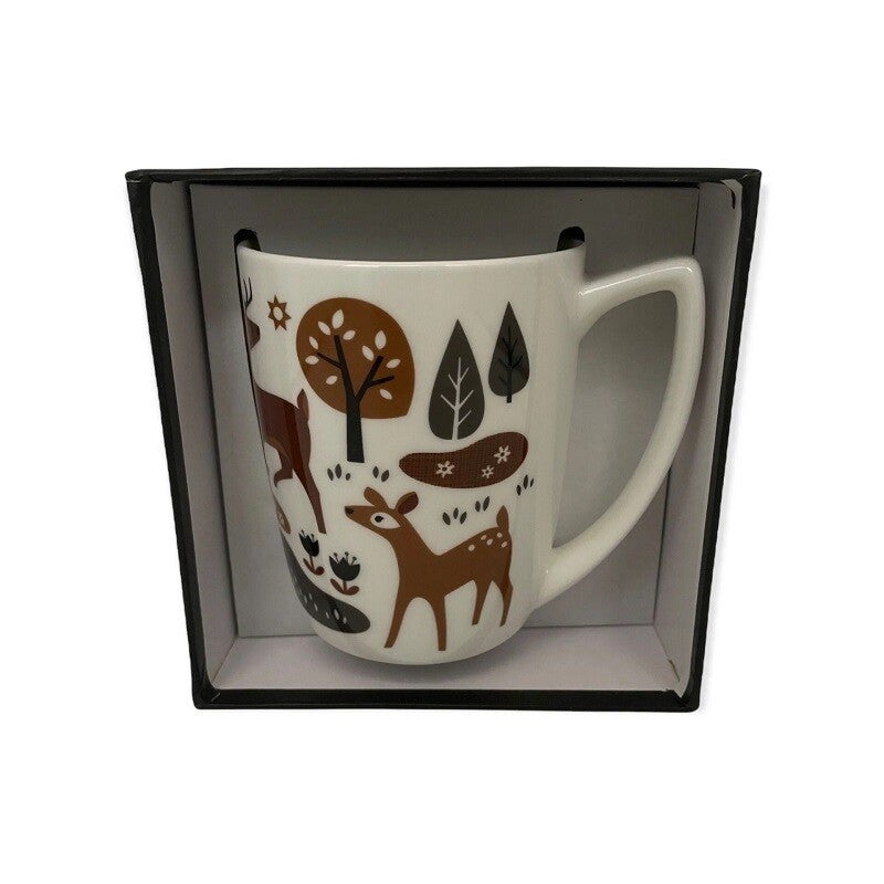 Mok | Hert | Cadeaudoos | Porselein | 8x8x10cm