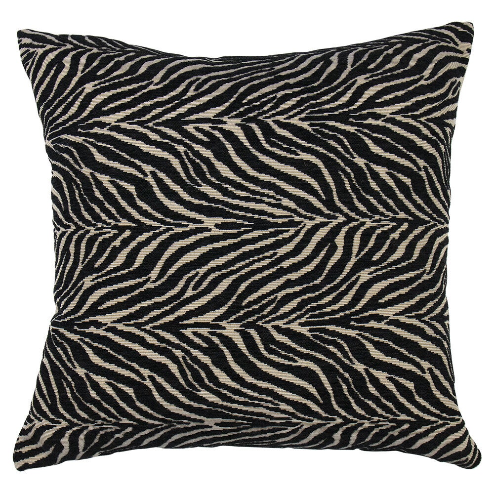 Kussen | Zebra | Zebraprint | Zwart | Wit | Katoen | Mars&More | 45x45cm
