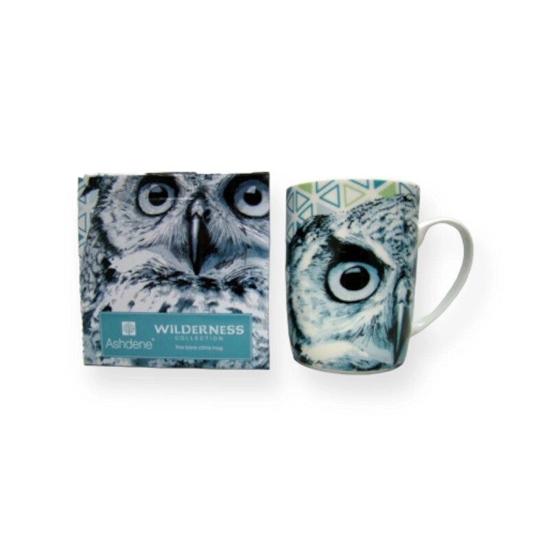 Mok | Uil | Blauw | Ashdene | Porselein | 300ml