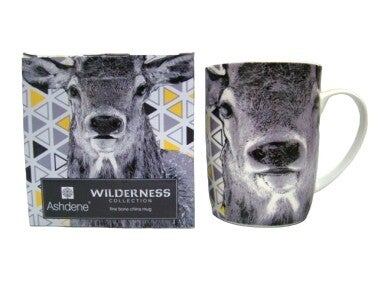 Mok | Hert | Grijs | Porselein | 300ml