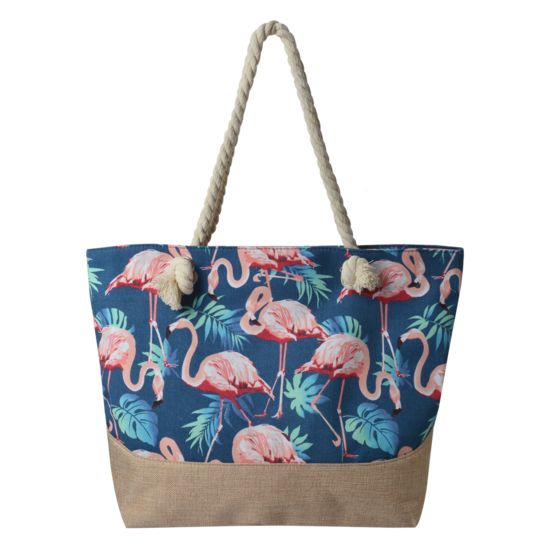 Strandtas flamingo