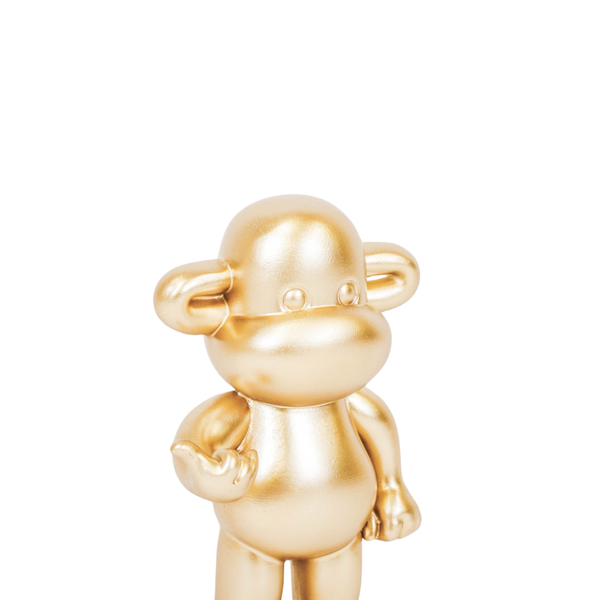 Gouden Aap Beeldje – Hang Loose Monkey 35 cm | HouseVitamin