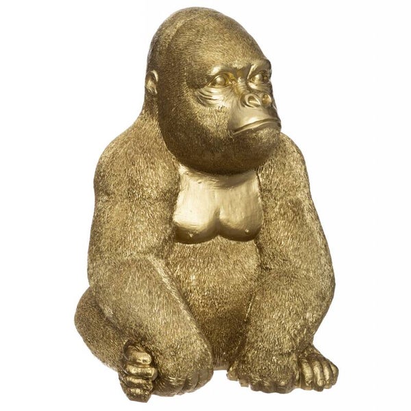 Beeld aap / gorilla goud