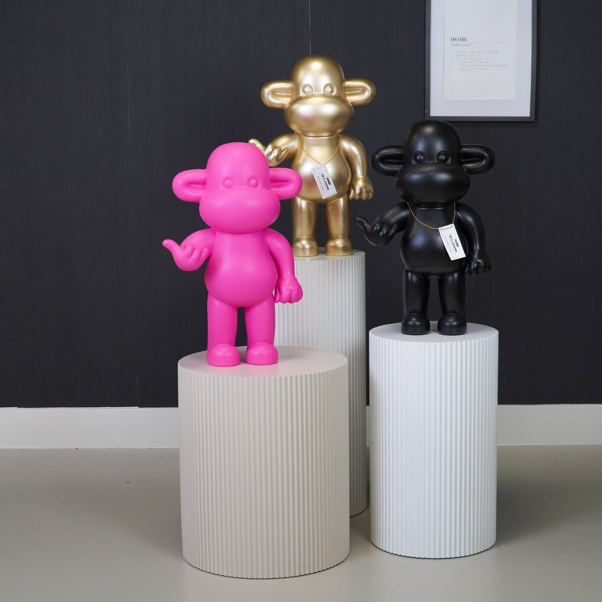 Beeld Aap Legend Hang Loose – Relaxte Eyecatcher