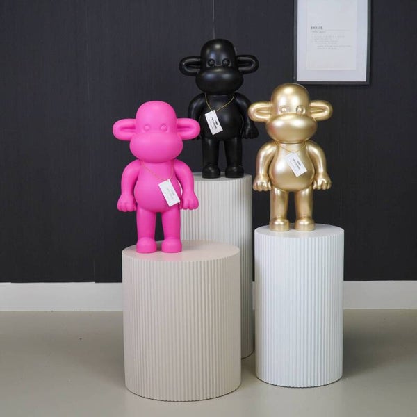 Beeld Aap Legend 50cm – Stoer Statement- in 3 kleuren