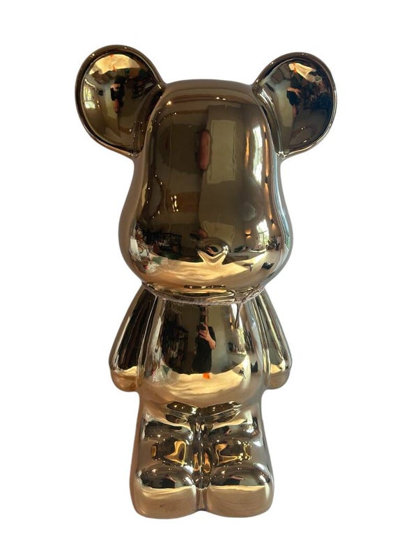 Beeld | Beer | XL | Goud | Keramiek | 50cm
