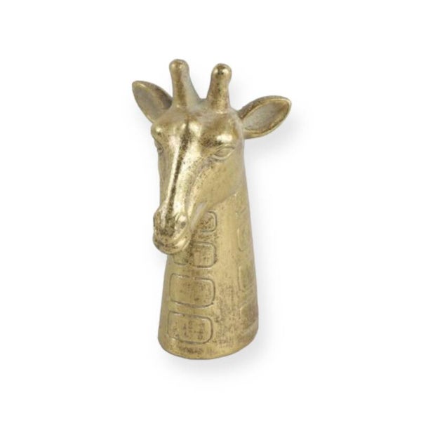 Giraffe kop oud goud