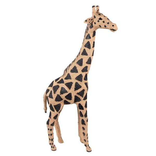 Beeld | Giraffe | Jute | Clayre & Eef | 35x14x67 cm
