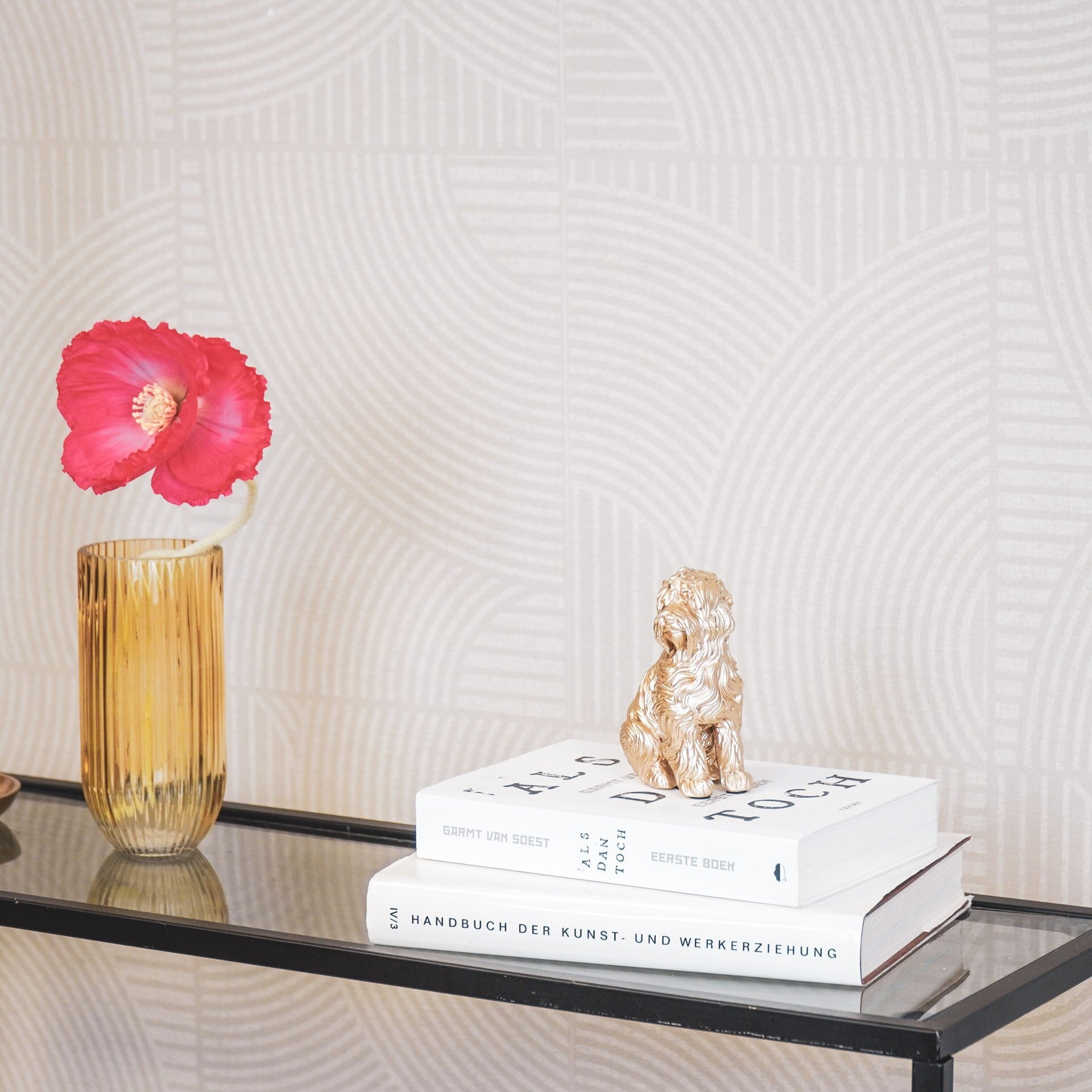 Housevitamin Labradoodle Hondenbeeld – Gouden Luxe Dierenbeeld