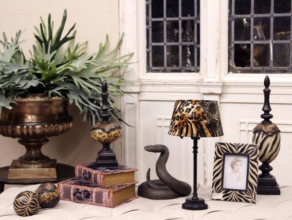 Beeld Slang Polyresin Bruin – Mysterieus Accent