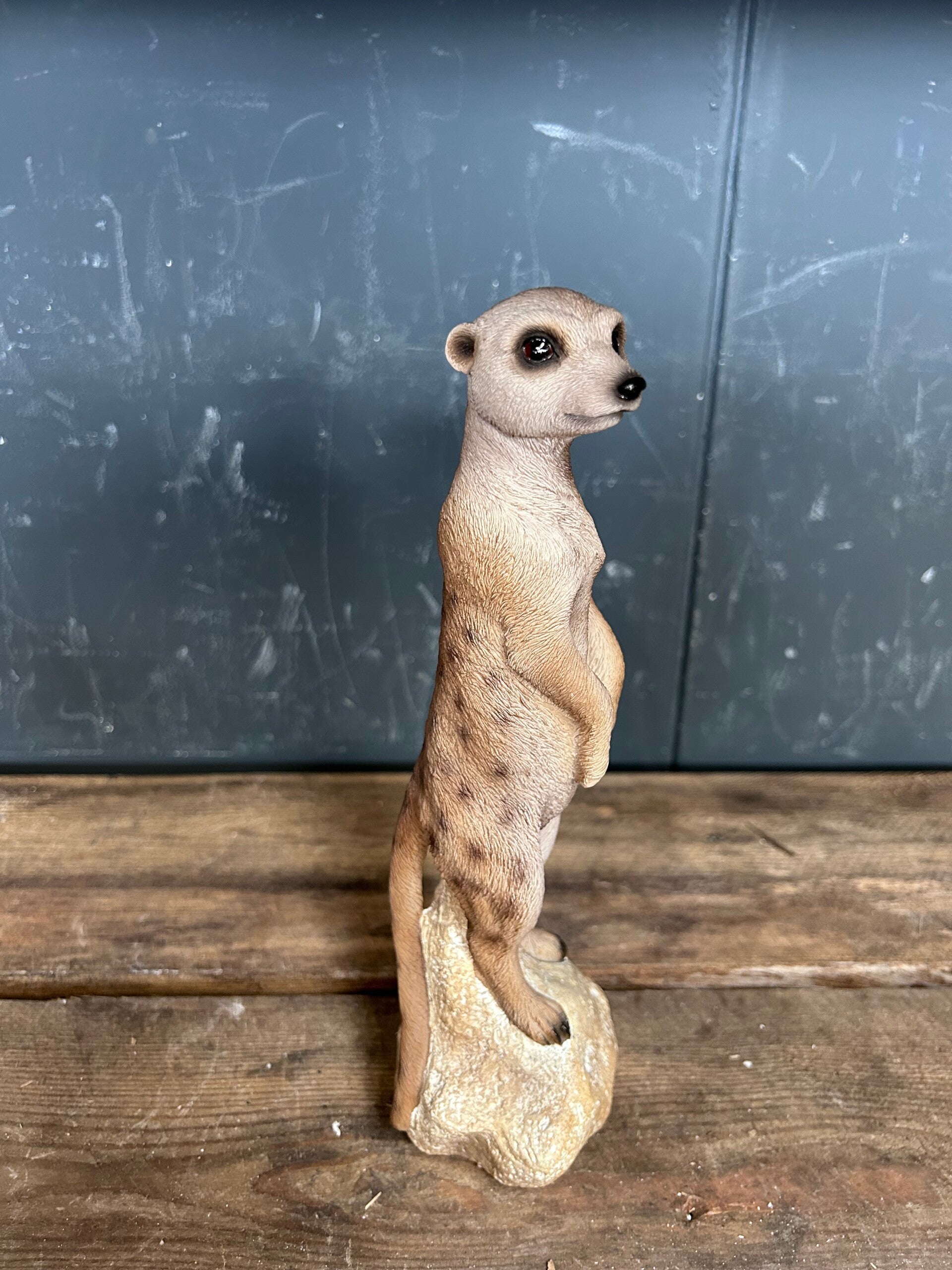 Beeld | Stokstaart | 9x7x26cm | Polyresin