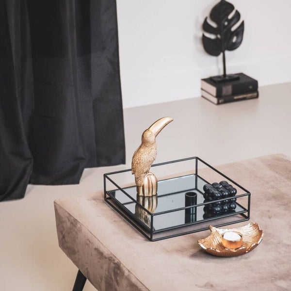 Beeld | Toekan | Goud | Housevitamin | Polyresin | 11,5x6x19cm