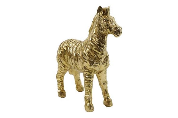 Beeld | Zebra | Countryfield | Zaza | Goud | 16x5,5x16,5cm