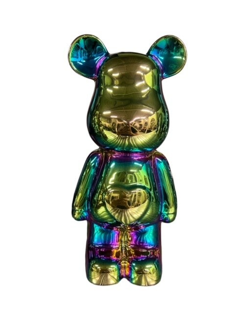 Beeld | Beer | Hart | Multicolor | Metallic | Keramiek | 28cm