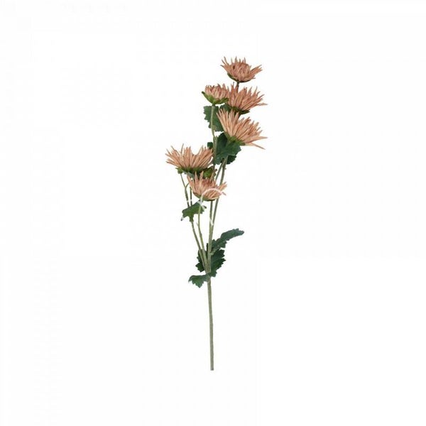 Zijdenbloem Colmore chrysanten oranje/roze (74 cm)