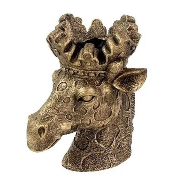 Bloempot | Giraffe | Brons | 39x32x43cm