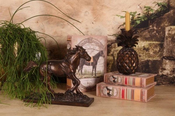 Boekendoos Paard Vintage – Sierlijk en Slim Design - in 2 maten