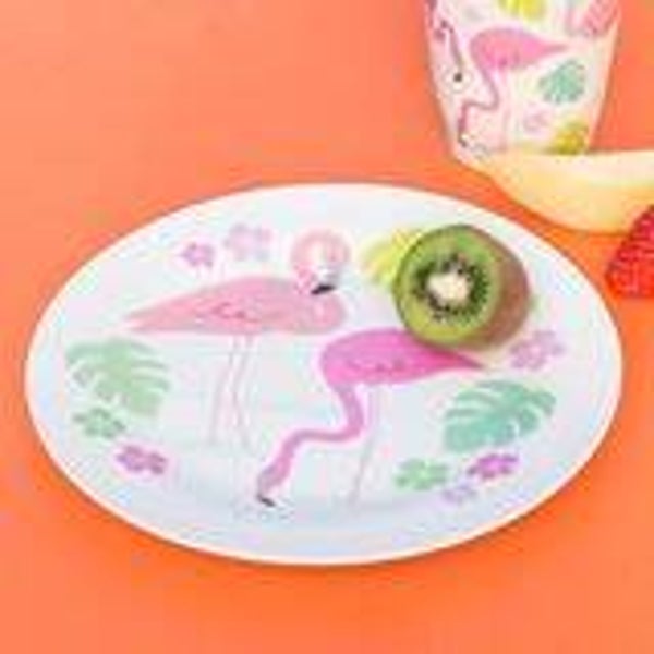 Bord flamingo bamboe