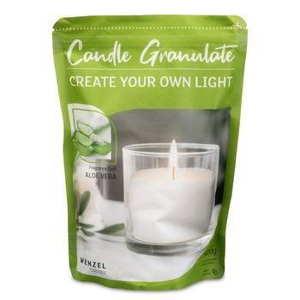 Burning Sand | Kaarsenzand | Geur | Aloë Vera | 400 gram | Incl. 4 lonten | 50 branduren