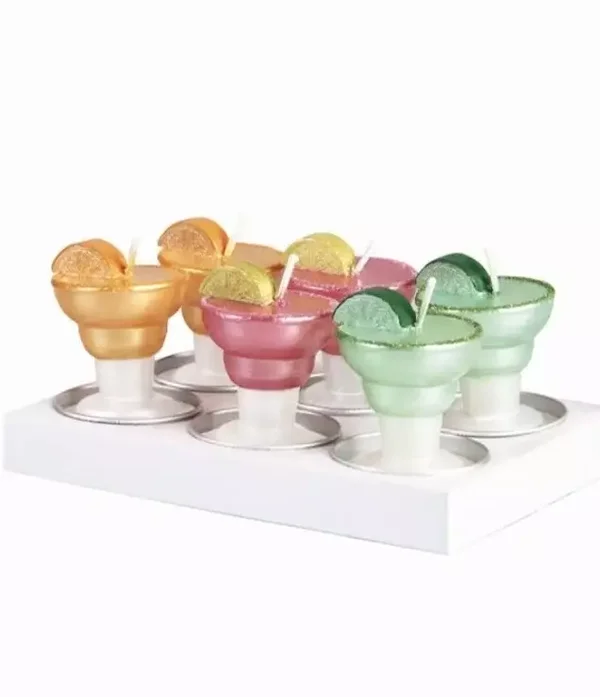 Kaarsjes in de vorm van cocktails