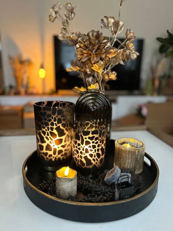 Complete set zwart & goud