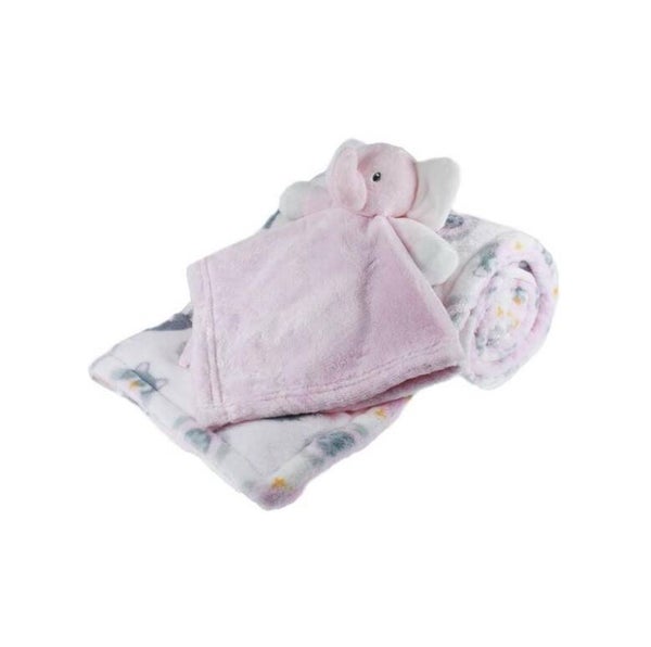 Baby deken met knuffel olifant