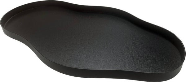 Dienblad | Organisch | Zwart | Vase the World | Metaal | 44x25x2cm