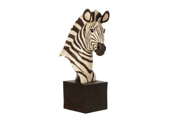 Ornament | Zebra | J-line | 32cm x 14cm x 50cm
