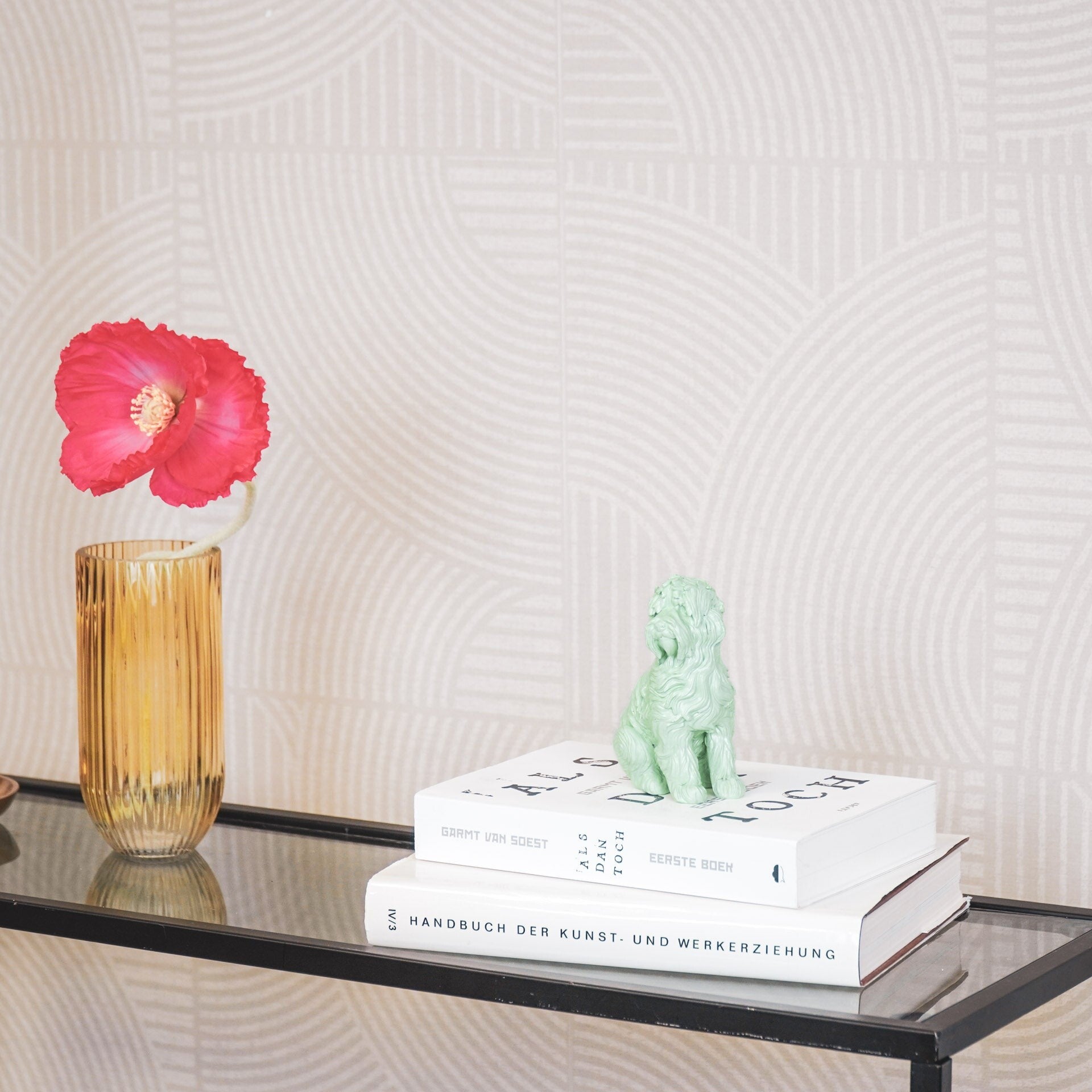 🐶 Mintgroene Labradoodle Beeld – Schattige Eyecatcher van Housevitamin