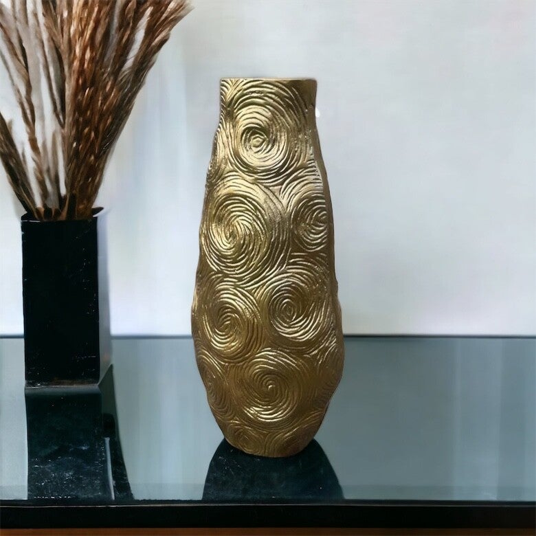 Colmore vaas spiraal goud