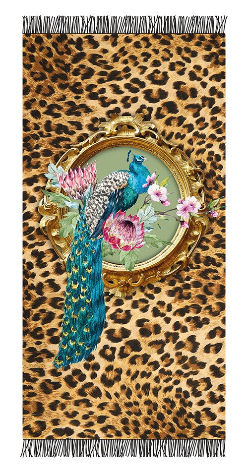 Strandlaken pauw lovely Leo