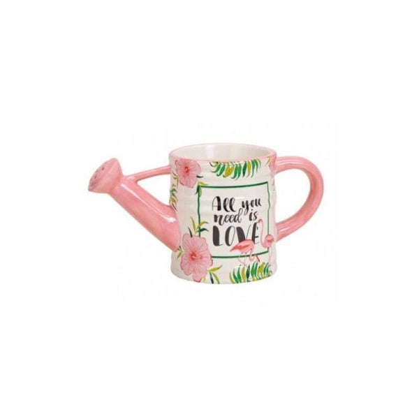 Decoratieve gieter met flamingo print