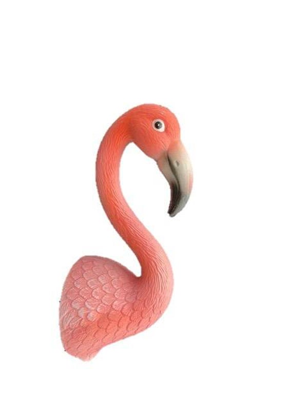 Flamingokop wanddecoratie