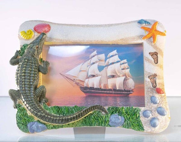 Fotolijst Krokodil – Vakantie in een Beet