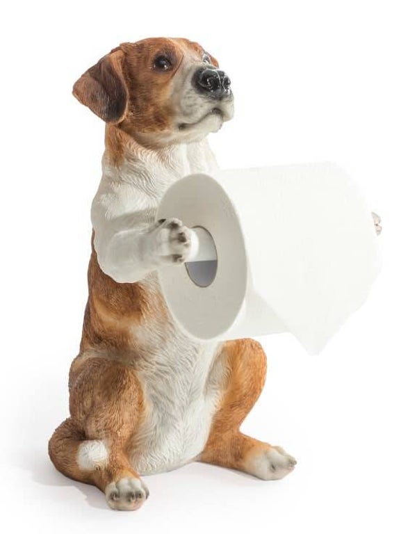 Hond Toiletrolhouder – Decoratief en Praktisch