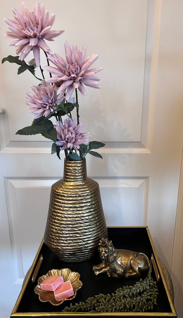 Compleet setje goud & roze met beeldje