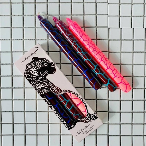 Kaarsen jaguar 'Dip Dye Wild Candles'