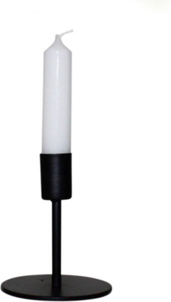 Kandelaar | Zwart | Housevitamin | Metaal | 8x8x10cm